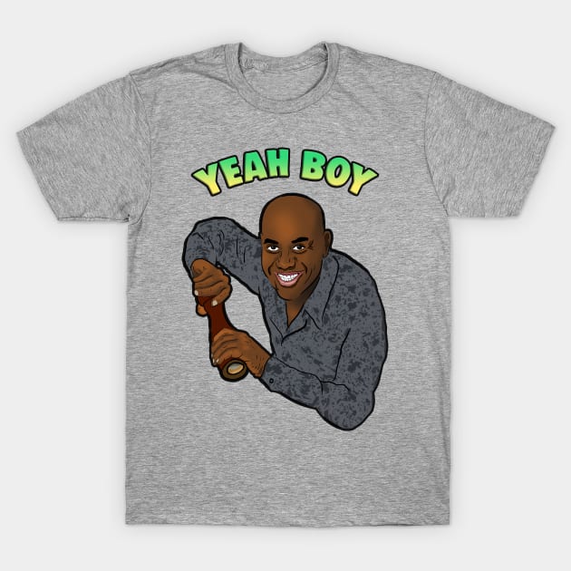 Yeah Boy Spicy Ainsley Harriott Meme T-Shirt by Barnyardy